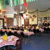 2/24/18 - 33rd Annual Crab Feed - Tables in the back seating area ready to go.