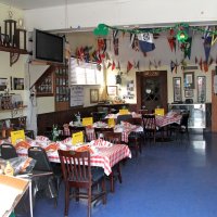 2/24/18 - 33rd Annual Crab Feed - Tables in the front seating area ready to go.