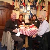 2/24/18 - 33rd Annual Crab Feed - Guests enjoying themselves during the crab dinner. The Bruzzone group.