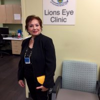 12/6/19 - Lions Zenaida & Robert Lawhon’s visit to the Pacific Vision Surgery Center - Lion Zenaida Lawhon at the Lions Eye Foundation of CA-NV, Inc.