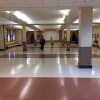 8/10/19 - Tour of St. Philip The Apostle Church at 725 Diamond St. by Lions Bob & Zenaida Lawhon; possible new venue and partnership for the 2020 Crab Feed. Dining area with capacity for 200 guests.