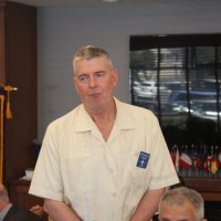 7/17/21 - 72nd Installation of Officers, Basque Cultural Center, South San Francisco - Stephen Martin receiving his oath of office as Director.