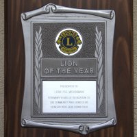 7/17/21 - 72nd Installation of Officers, Basque Cultural Center, South San Francisco - Lyle Workman’s Lion of the Year award.
