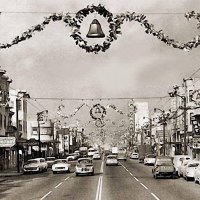 12/25/21 from Facebook - Early 1960s - Joe Farrah: “The street holiday decorations were paid for by the businesses giving, and redeeming, Excelsior Blue Trading Stamps.” Note the Granada Theatre, center right.