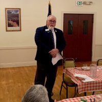 4-20-22 - Italian American Social Club, San Francisco - Candidate for 2nd Vice District Governor Clayton Jolley giving a little of his history, and what his platform will be in the coming years.