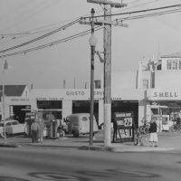 Early 1960s (?) - From Facebook posted by Paul Giusto - Giusto Service, 4249 Mission Street at Maynard Street.