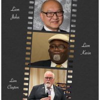 5-21-22 - New elected District 4-C4 leadership for 2022-23. Lion John Hui, Disctrict Governor, Lion Kevin Guess, 1st Vice District Governor, and Lion Clayton Jolley, 2nd Vice District Governor.