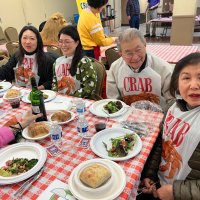 2-25-23 - 36th Annual Crab Feed - St. Philip the Apostle Church, San Francisco - Star of the Sea, front and center. Their sponsor, Suzie Moy, taking care of raffle tickets just behind them.