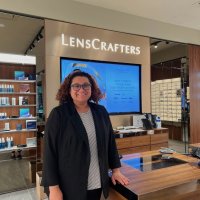 12-30-24 - Lion Bob Lawhon connected with Jessica Vazquez, ABOC (pictured) at Lens Crafters in Stonestown and the recipient, Russel Roesner, has been provided with new glasses.