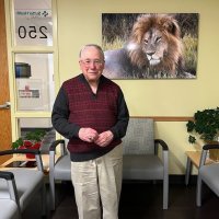 8-26-25 - Robert Lawhon at the Lions Eye Clinic, downtown San Francisco.