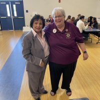 6-28-25 - 4C4 Club Officer Training, Decima Allen Elementary School, San Bruno - Photo from Zenaida Lawhon - Zenaida Lawhon with Denise Kelly.