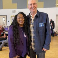 6-28-25 - 4C4 Club Officer Training, Decima Allen Elementary School, San Bruno - Photo from Zenaida Lawhon - Stephen Martin (right) with a fellow Lion.