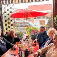 3-30-26 - Terry Farrah is with Joseph Farrah and Nick Farrah at Stacks Restaurant Burlingame. Brunch with Dad, Nick, and Mom's cousins Nancy and Don.