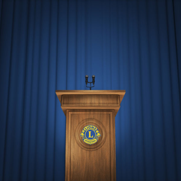 Student Speaker Podium