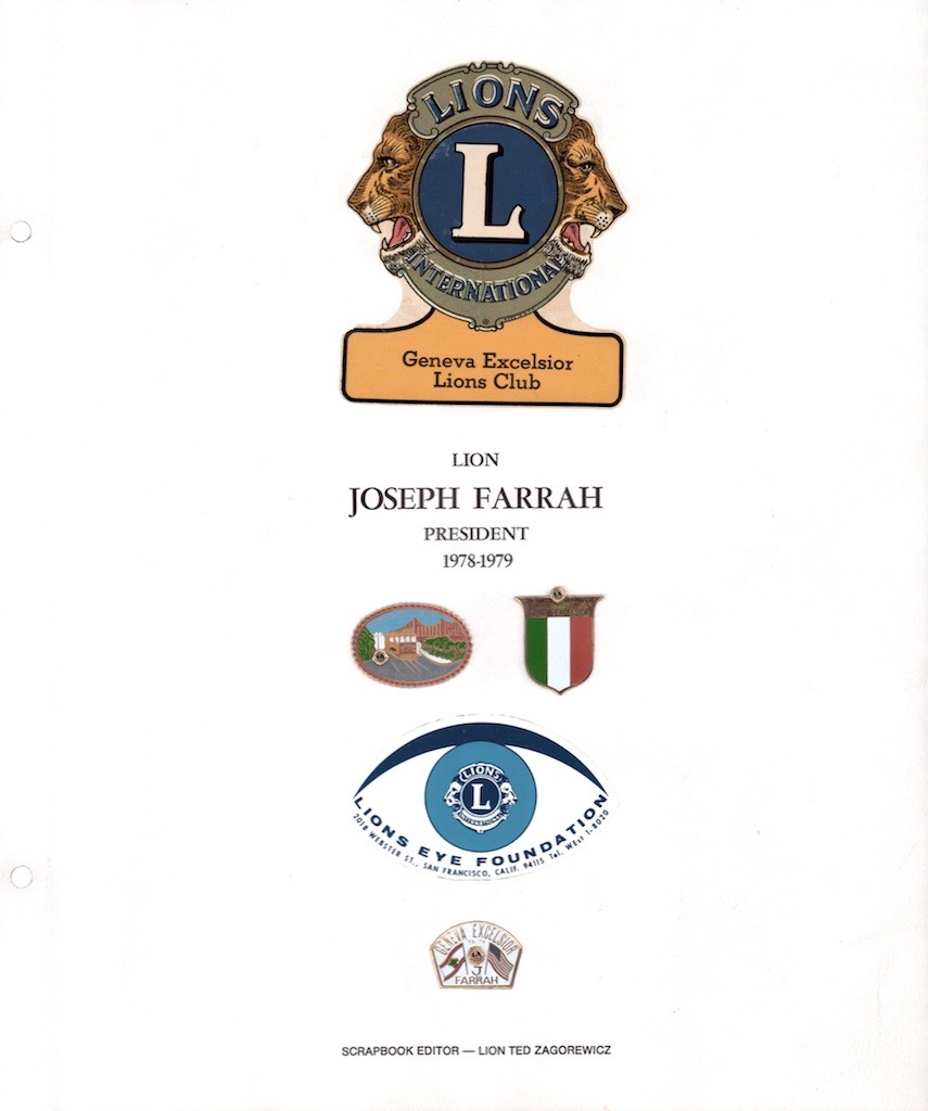 Joseph Farrah 78-79 Presidential Scrapbook