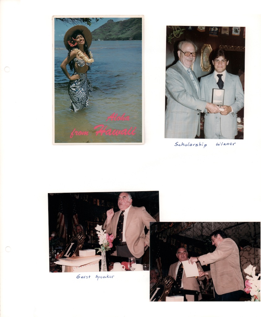 1982-83 Clews Scrapbook Page 54