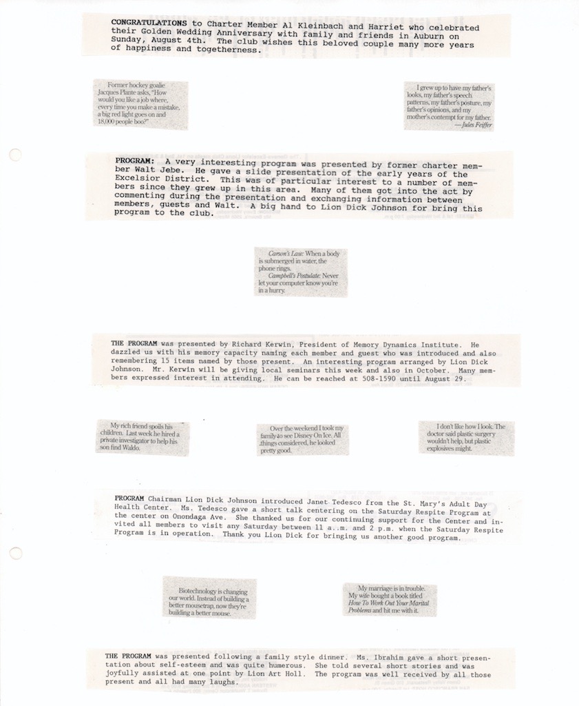 1991-92 Farrah Scrapbook page 49